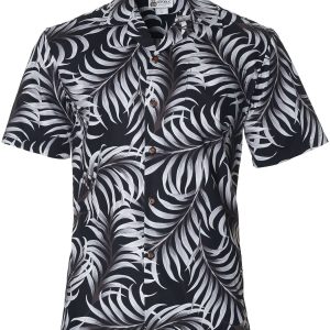 Men's Hawaiian Shirt - Koko Head Polyester Aloha Print Casual Shirt