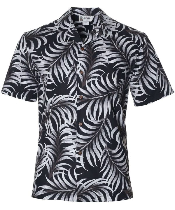 Men's Hawaiian Shirt - Koko Head Polyester Aloha Print Casual Shirt