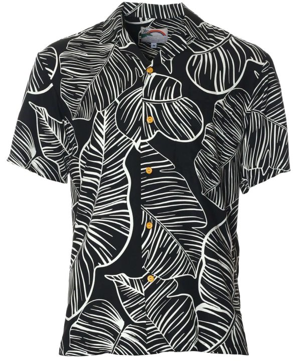 Men's Hawaiian Shirt - Taro Aloha Polyester Resort Print Casual Shirt