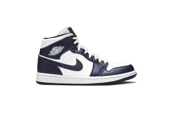 Air Jordan 1 Mid 'Obsidian' 554724-174 - Iconic
