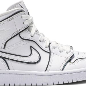 Air Jordan 1 Mid SE 'Iridescent Trim' CK6587-100 - Style