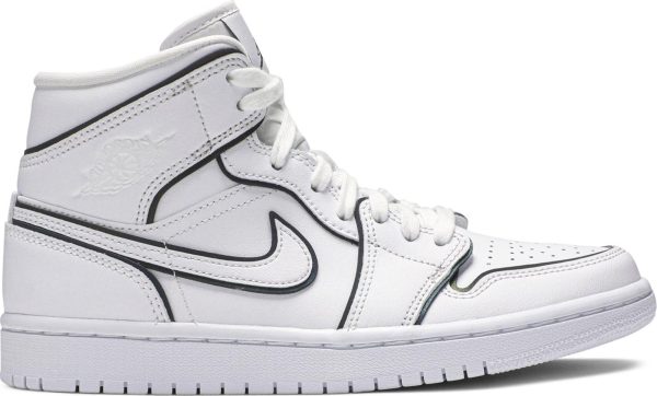 Air Jordan 1 Mid SE 'Iridescent Trim' CK6587-100 - Style