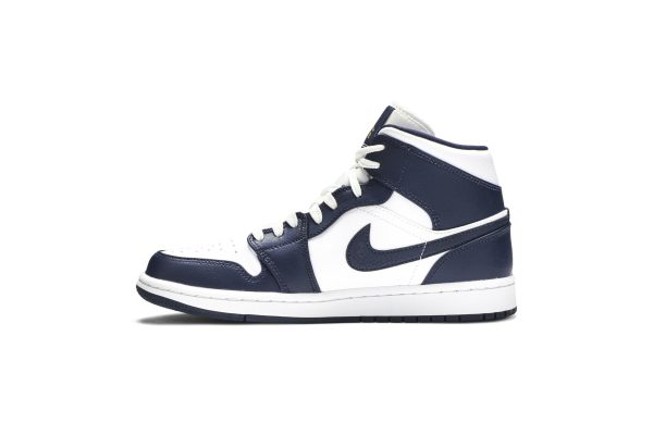 Air Jordan 1 Mid 'Obsidian' 554724-174 - Iconic - Image 3