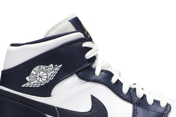 Air Jordan 1 Mid 'Obsidian' 554724-174 - Iconic - Image 2