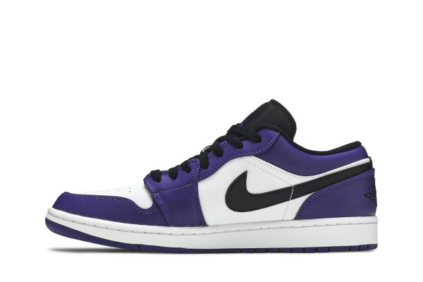 Air Jordan 1 Low 'Court Purple' 553558-500 - For Men - Image 3