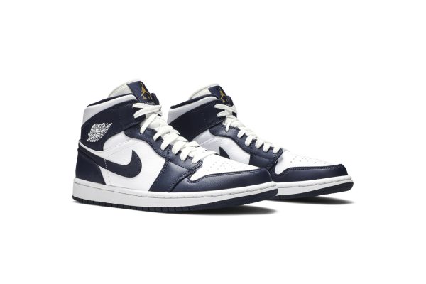 Air Jordan 1 Mid 'Obsidian' 554724-174 - Iconic - Image 7