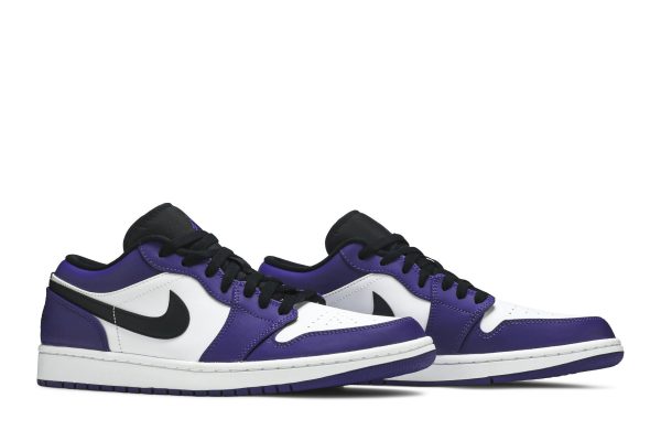 Air Jordan 1 Low 'Court Purple' 553558-500 - For Men - Image 7