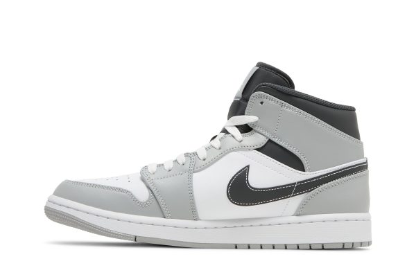 Air Jordan 1 Mid 'Light Smoke Grey' 554724-078 - For Men - Image 3