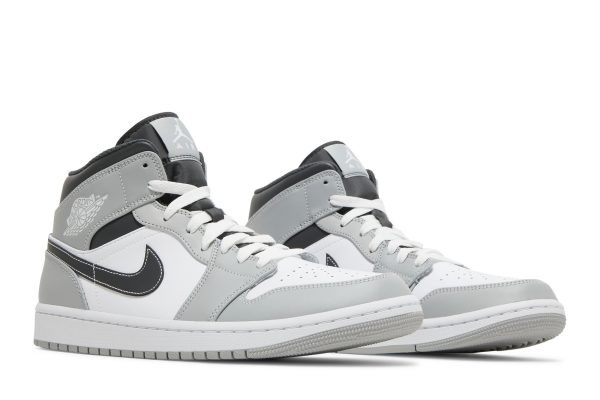Air Jordan 1 Mid 'Light Smoke Grey' 554724-078 - For Men - Image 7
