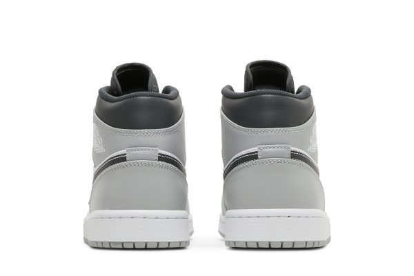 Air Jordan 1 Mid 'Light Smoke Grey' 554724-078 - For Men - Image 5