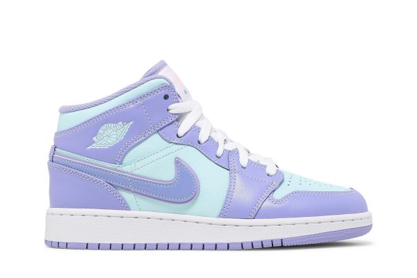 Air Jordan 1 Mid GS 'Purple Pulse' 554725-500 - For Men