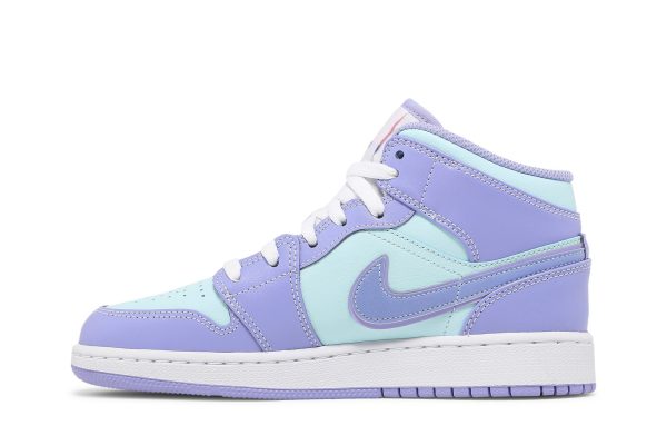 Air Jordan 1 Mid GS 'Purple Pulse' 554725-500 - For Men - Image 3