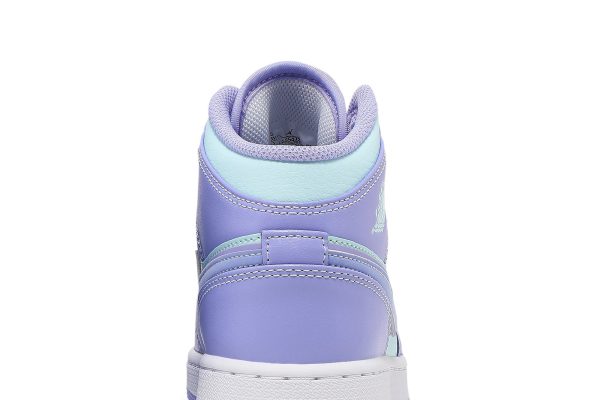 Air Jordan 1 Mid GS 'Purple Pulse' 554725-500 - For Men - Image 6