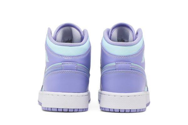 Air Jordan 1 Mid GS 'Purple Pulse' 554725-500 - For Men - Image 5