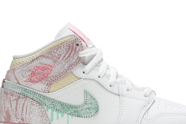 Air Jordan 1 Mid SE GS 'Ice Cream' DD1666-100 - Style - Image 2