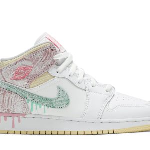 Air Jordan 1 Mid SE GS 'Ice Cream' DD1666-100 - Style