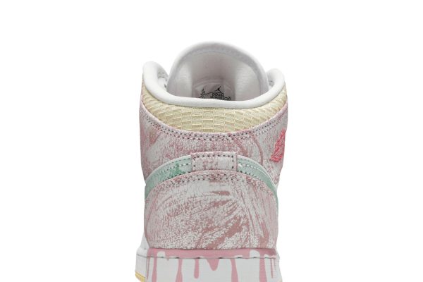 Air Jordan 1 Mid SE GS 'Ice Cream' DD1666-100 - Style - Image 6