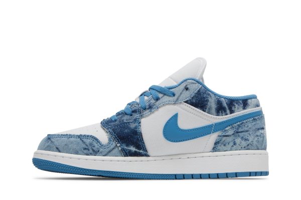 Air Jordan 1 Low GS 'Washed Denim' DM8947-100 - Streetwear - Image 3