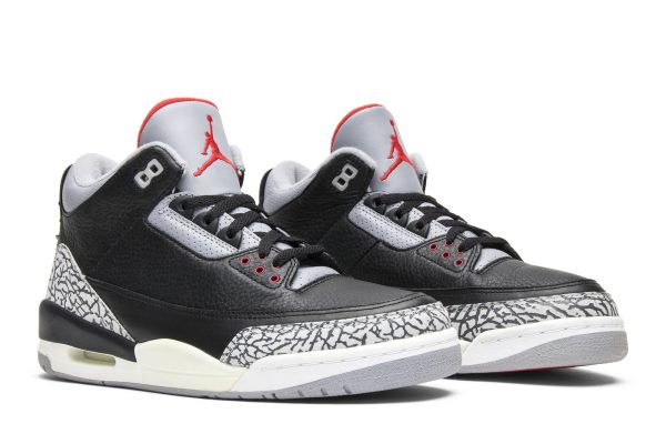 Air Jordan 3 Retro 'Black Cement' 2001 136064-001 - Drop - Image 4