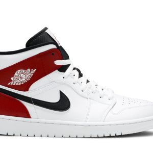 Air Jordan 1 Mid 'White Chicago' 554724-116 - Style