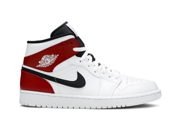 Air Jordan 1 Mid 'White Chicago' 554724-116 - Style