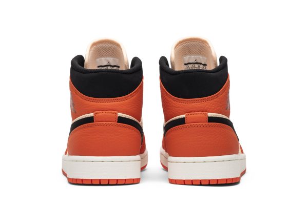 Air Jordan 1 Retro Mid SE 'Team Orange' 852542-800 - Iconic - Image 4