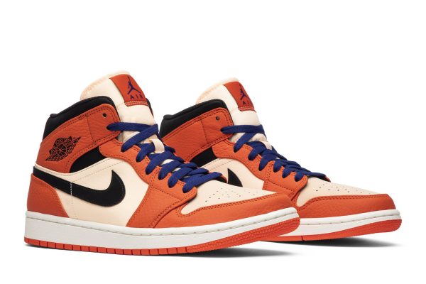 Air Jordan 1 Retro Mid SE 'Team Orange' 852542-800 - Iconic - Image 6