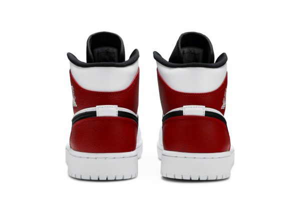 Air Jordan 1 Mid 'White Chicago' 554724-116 - Style - Image 5