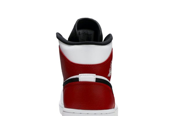 Air Jordan 1 Mid 'White Chicago' 554724-116 - Style - Image 6
