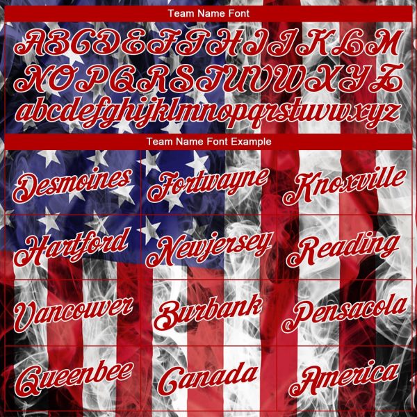 White Royal-Red 3D American Flag Fashion Authentic Personalized Basketball Jersey - Image 3