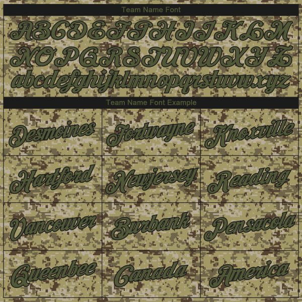 Camo Olive-Black 3D Authentic Salute To Service Personalized Basketball Jersey - Image 3