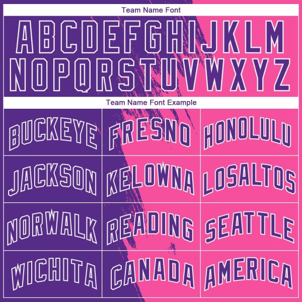 Pink Purple-White Abstract Brush Splash Authentic City Edition Personalized Basketball Jersey - Image 3