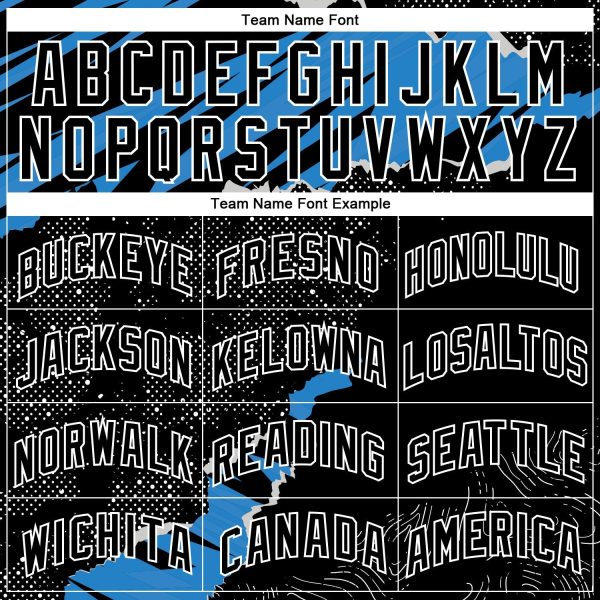 Black Blue-White 3D Pattern Design Torn Paper Style Authentic Personalized Basketball Jersey - Image 3