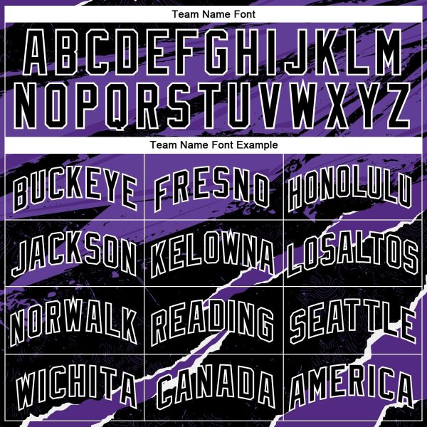Black Purple-White 3D Pattern Design Torn Paper Style Authentic Personalized Basketball Jersey - Image 3