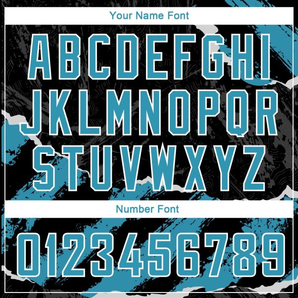 Black Panther Blue-White 3D Pattern Design Torn Paper Style Authentic Personalized Basketball Jersey - Image 4