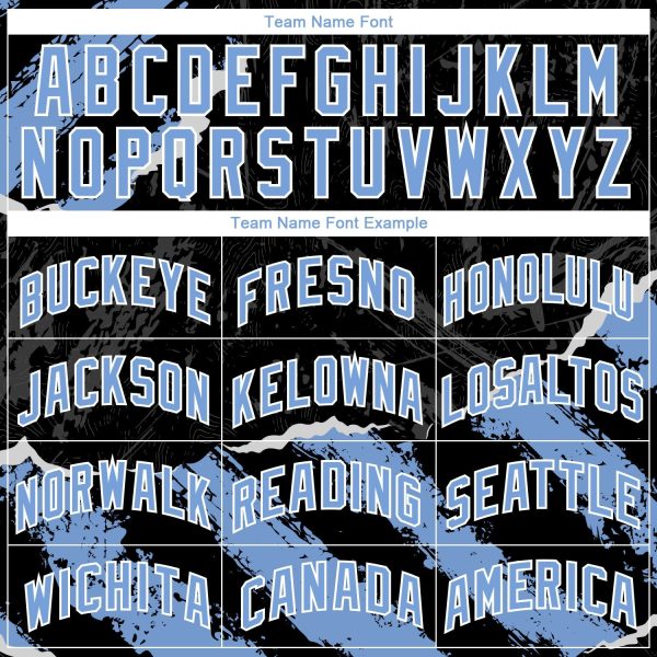 Black Light Blue-White 3D Pattern Design Torn Paper Style Authentic Personalized Basketball Jersey - Image 3