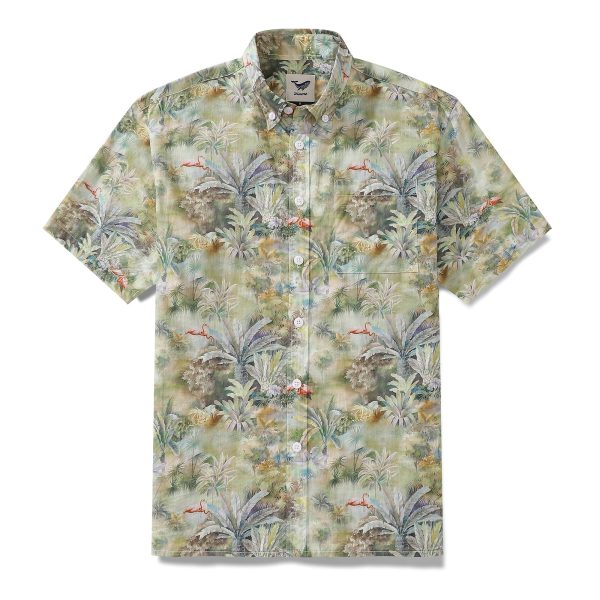 Hawaiian Shirt for Men with Exotic Charm Print - Casual Beach and Travel Wear Button-Down Short Sleeve Aloha Shirt - Image 2