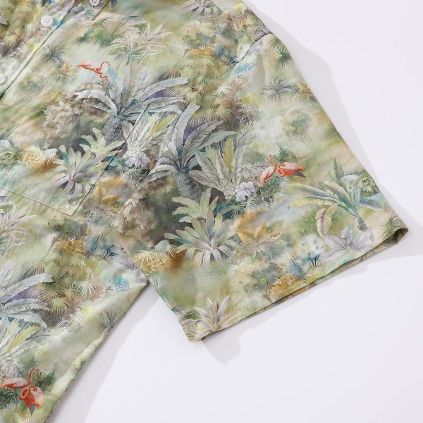 Hawaiian Shirt for Men with Exotic Charm Print - Casual Beach and Travel Wear Button-Down Short Sleeve Aloha Shirt - Image 3