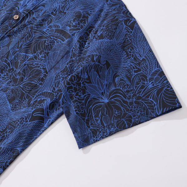Hawaiian Shirt for Men - Blue Elves Button-Down Short Sleeve Shirt for Casual Beach and Travel Wear - Image 2
