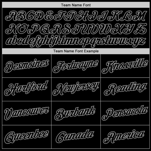 Black Black - Gray Custom Throwback Basketball Jersey - Image 3