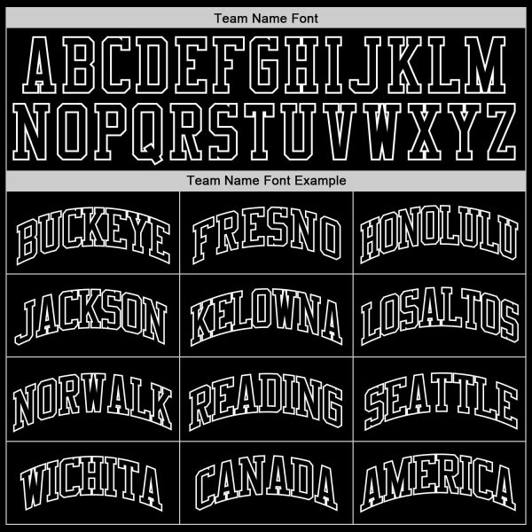 Black Black-White Authentic Throwback Personalized Basketball Jersey - Image 4