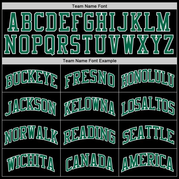 Black Kelly Green-White Authentic Throwback Personalized Basketball Jersey - Image 4