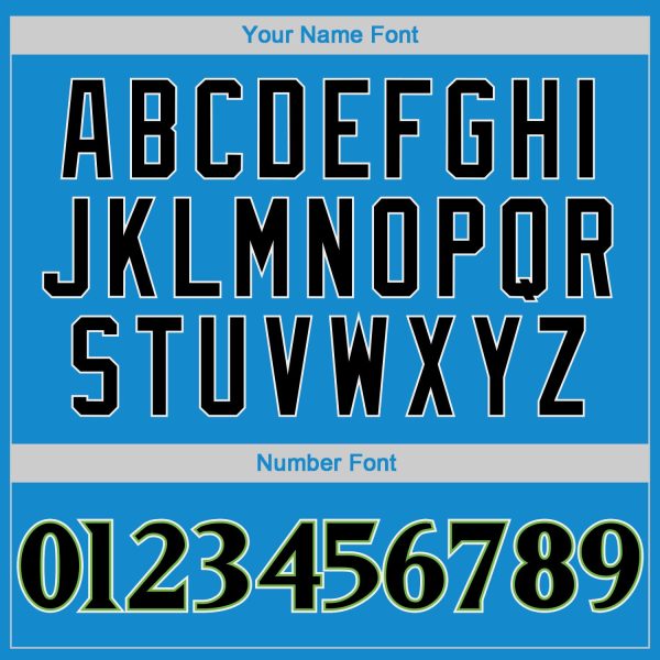 Blue Black-Neon Green Authentic Throwback Personalized Basketball Jersey - Image 4