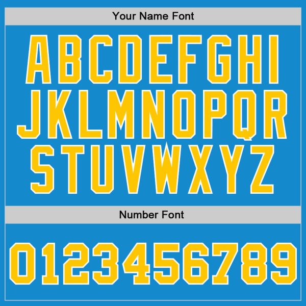Blue Gold-White Authentic Throwback Personalized Basketball Jersey - Image 4
