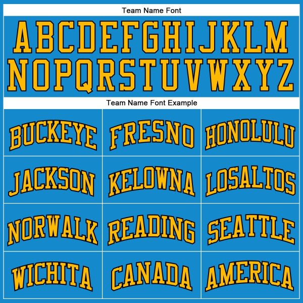 Blue Gold-Black Authentic Throwback Personalized Basketball Jersey - Image 3