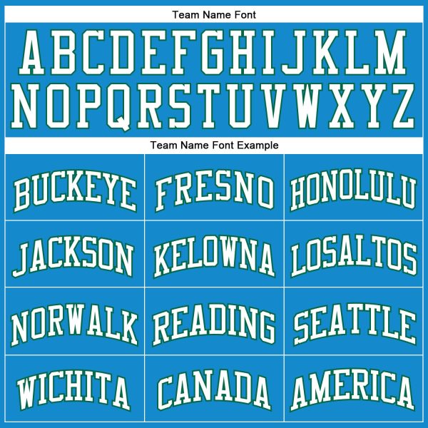Blue White-Kelly Green Authentic Throwback Personalized Basketball Jersey - Image 3