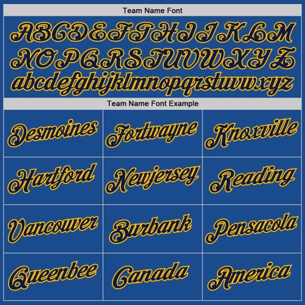 Blue Navy-Gold Authentic Throwback Personalized Basketball Jersey - Image 5