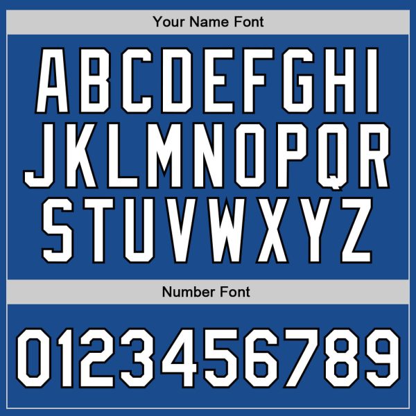 Blue White-Black Authentic Throwback Personalized Basketball Jersey - Image 4