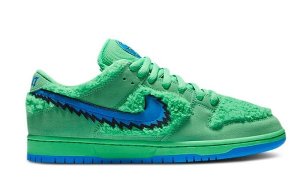 Grateful Dead x SB Dunk Low Green Classic Kicks - For Men
