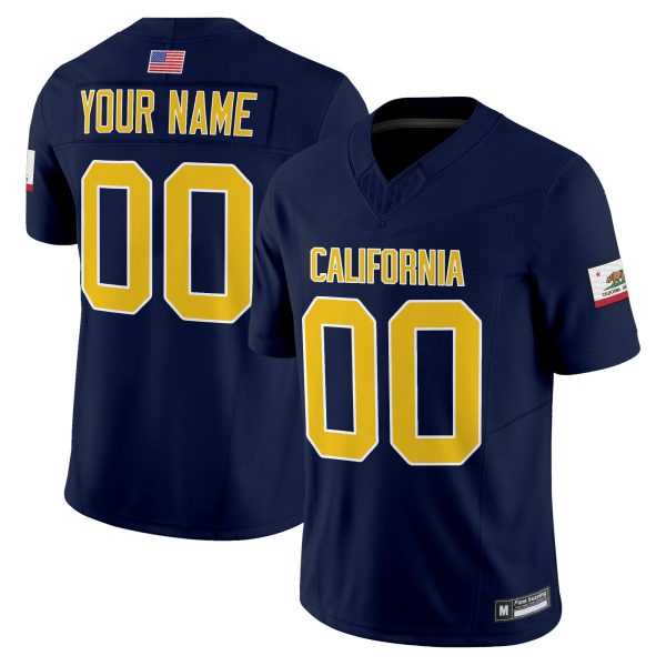 California 2025 Personalized Football Jersey - Image 2